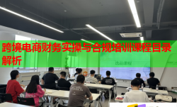 跨境電商財(cái)務(wù)實(shí)操與合規(guī)培訓(xùn)課程目錄解析