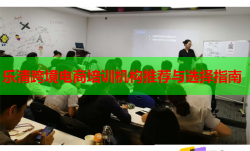 樂清跨境電商培訓(xùn)機構(gòu)推薦與選擇指南