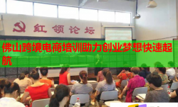 佛山跨境電商培訓(xùn)助力創(chuàng)業(yè)夢想快速起航