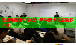 跨境電商培訓(xùn)學(xué)校一年學(xué)費(fèi)大概需要多少錢
