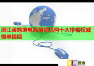 浙江省跨境電商培訓(xùn)機(jī)構(gòu)十大排名權(quán)威榜單揭曉