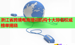 浙江省跨境電商培訓(xùn)機(jī)構(gòu)十大排名權(quán)威榜單揭曉