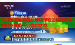 杭州跨境電商實(shí)戰(zhàn)培訓(xùn)課程助你掌握全球電商技能開(kāi)啟成功之路