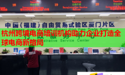 杭州跨境電商培訓(xùn)機(jī)構(gòu)助力企業(yè)打造全球電商新格局