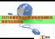 2025年最受歡迎的跨境電商培訓(xùn)機(jī)構(gòu)推薦與比較指南